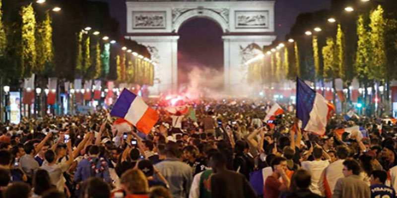 فرنسا: احتفالات حاشدة بالتأهل لنهائي مونديال روسيا 